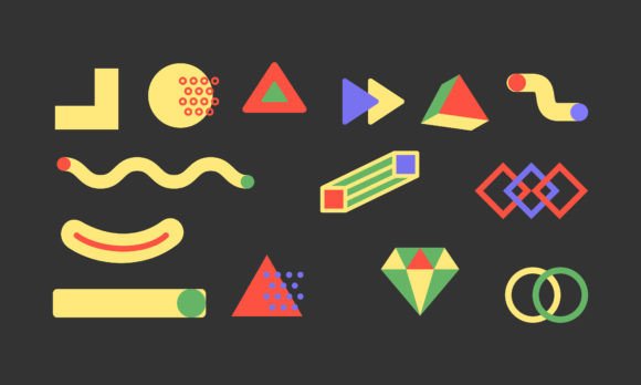 Colorful Abstract Geometric Shapes: A Practical Evaluation
