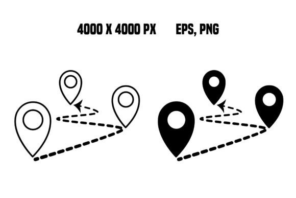 Distance Icons: Essential Travel Vector Graphics