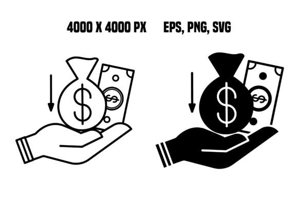 Earnings Icons: Essential Finance Graphics for Web Design