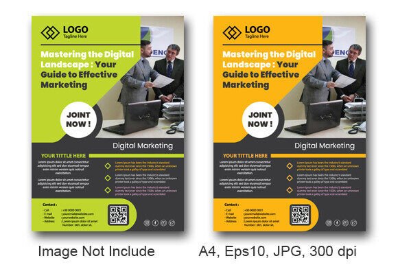 Editable Digital Flyer Template Design