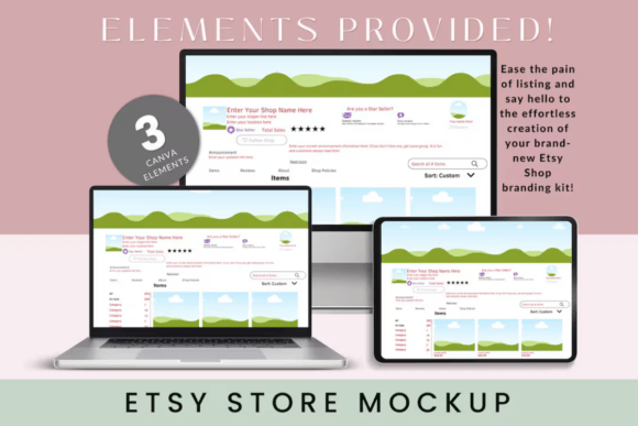 Etsy Store MockUp and Etsy Shop Template: A Practical Evaluation