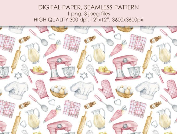 Evaluating the Baking Kitchen Seamless Pattern for Creative Projects