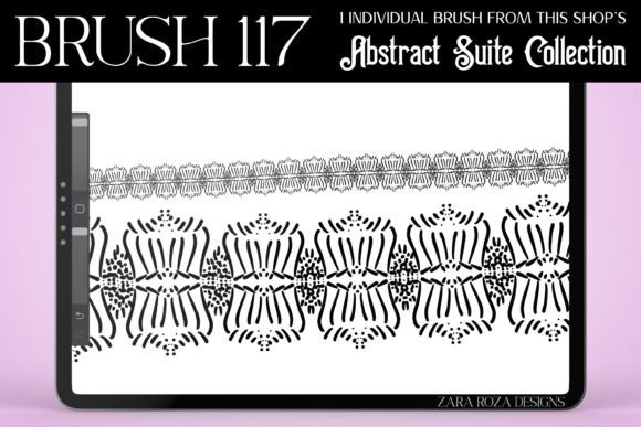 Procreate Brush 117 - Abstract Suite: Elevating Digital Art with Vintage Elegance